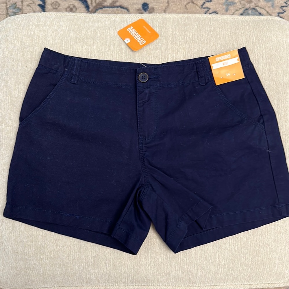 Gymboree girls sz 14 Navy shorts Brand new with tags